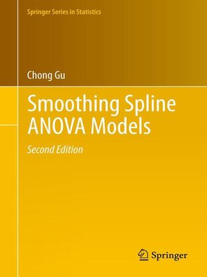 cover image of Smoothing Spline ANOVA Models